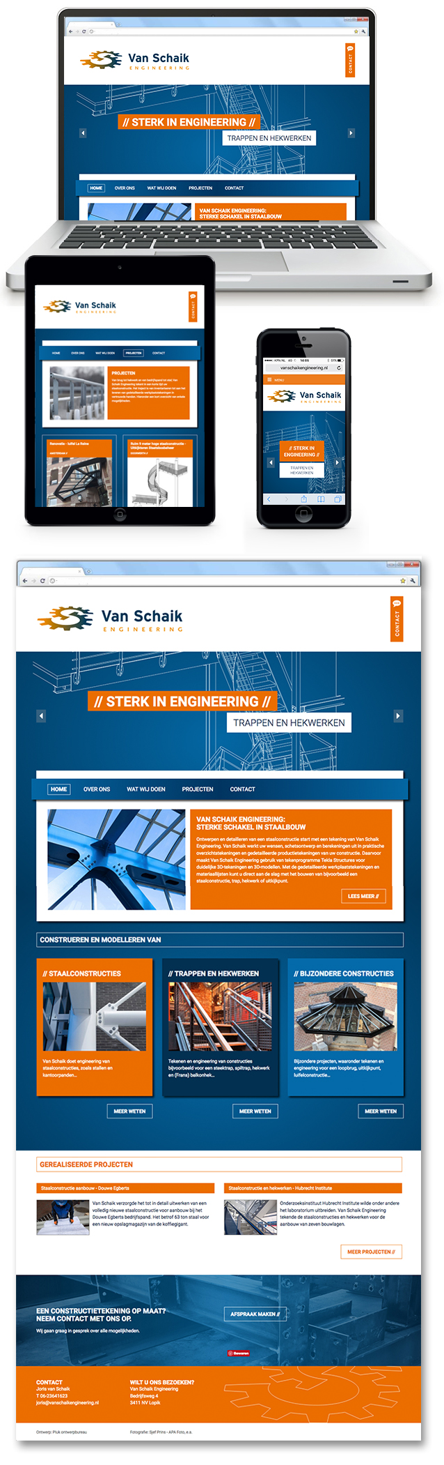 Website Van Schaik Engineering